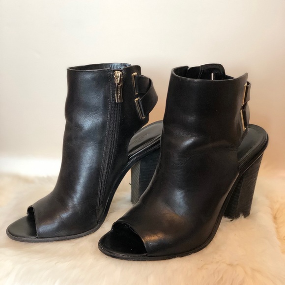 BGBGeneration Women's Open-Toe Booties SZ 7 1/2 - Picture 1 of 4